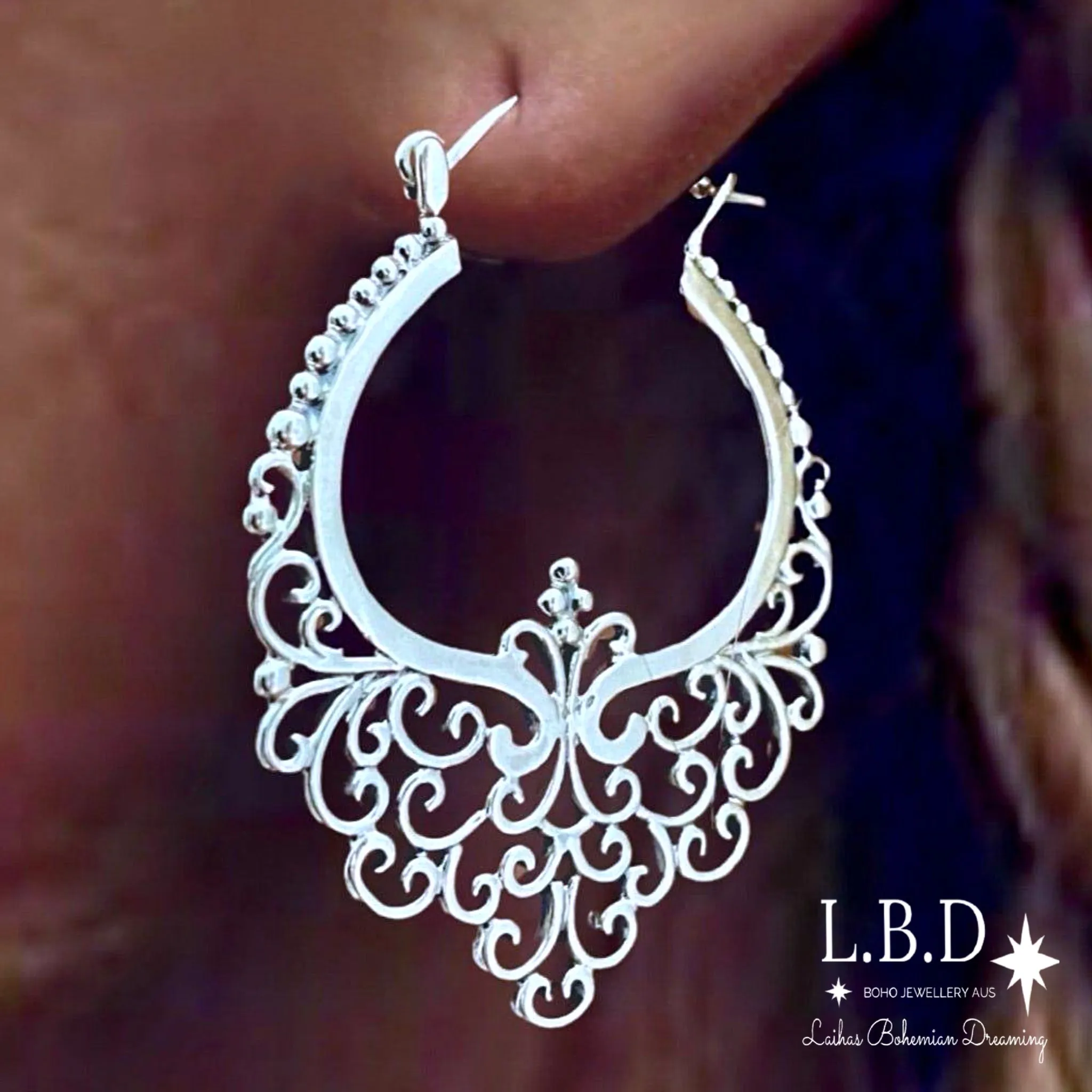 Laihas Prestige Big Bohemian Hoop Earrings
