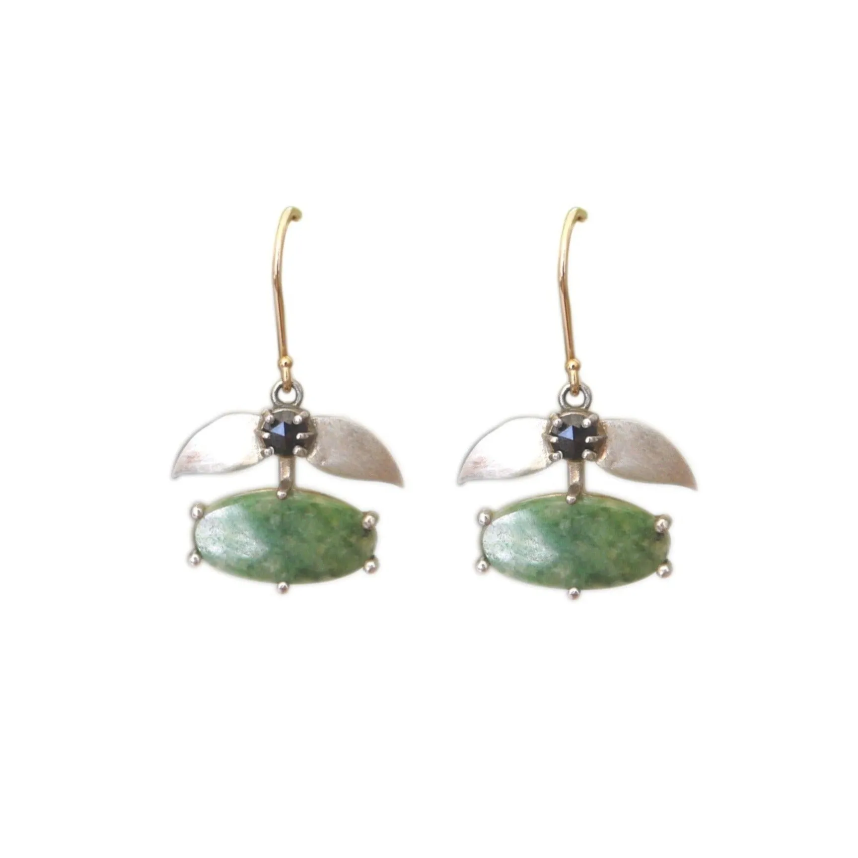 Laurel Wyoming Jade Dangle Earrings