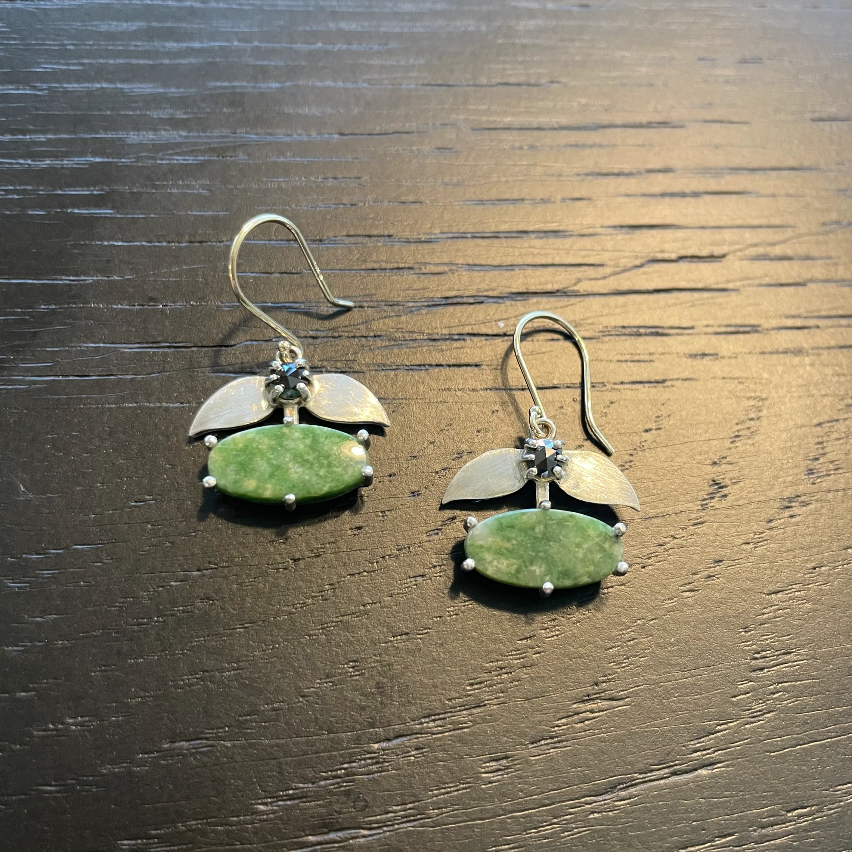 Laurel Wyoming Jade Dangle Earrings