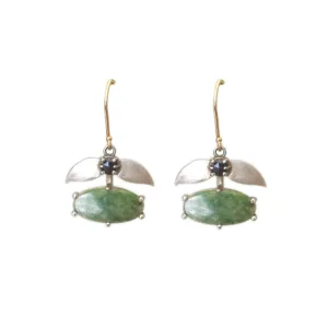 Laurel Wyoming Jade Dangle Earrings