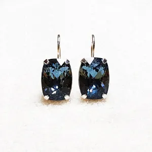 Leanne Blue Swarovski Crystal Drop Earrings