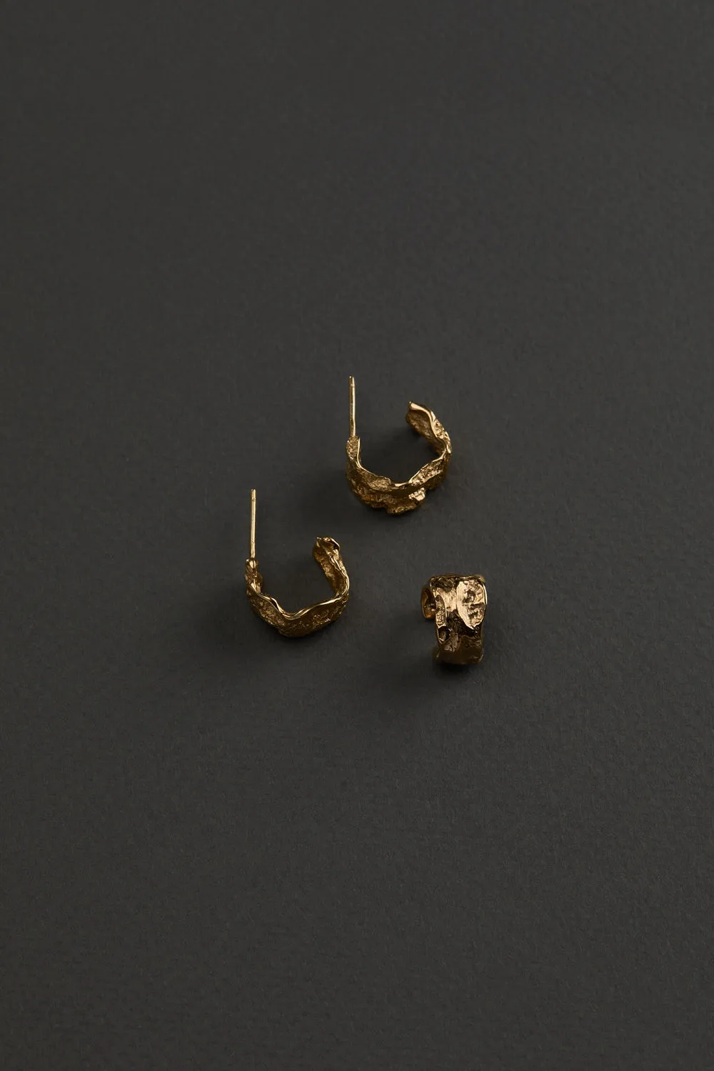 Linen Ear Cuff | Gold