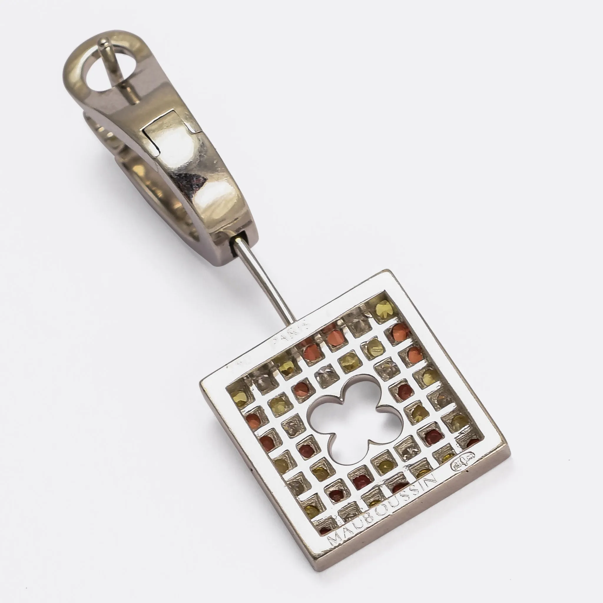 Mauboussin Tri-Colour Gemstone Earrings