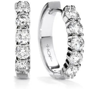 Medium Mini Hoop Earrings .60ctw