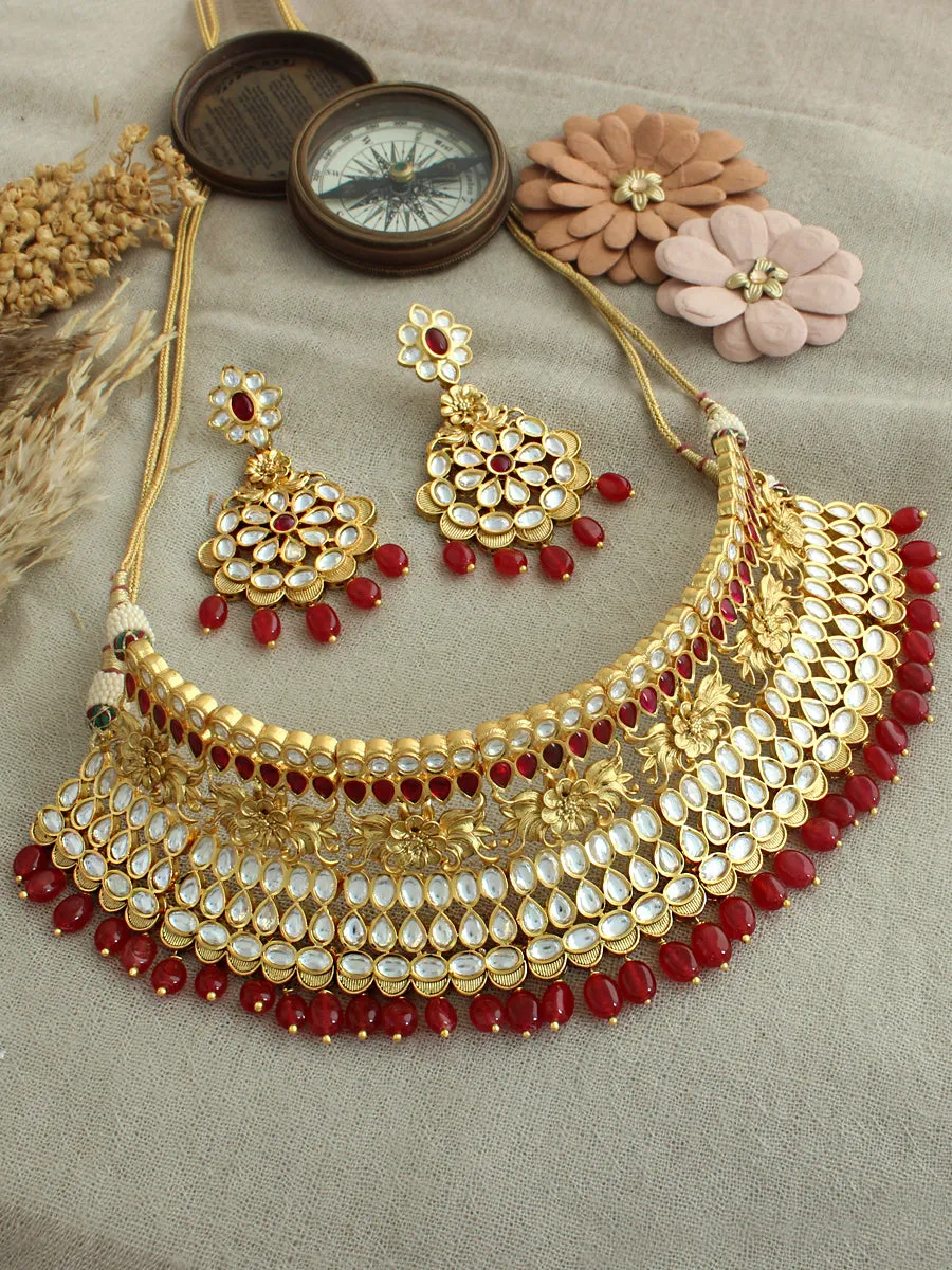 Mewar Choker Necklace Set