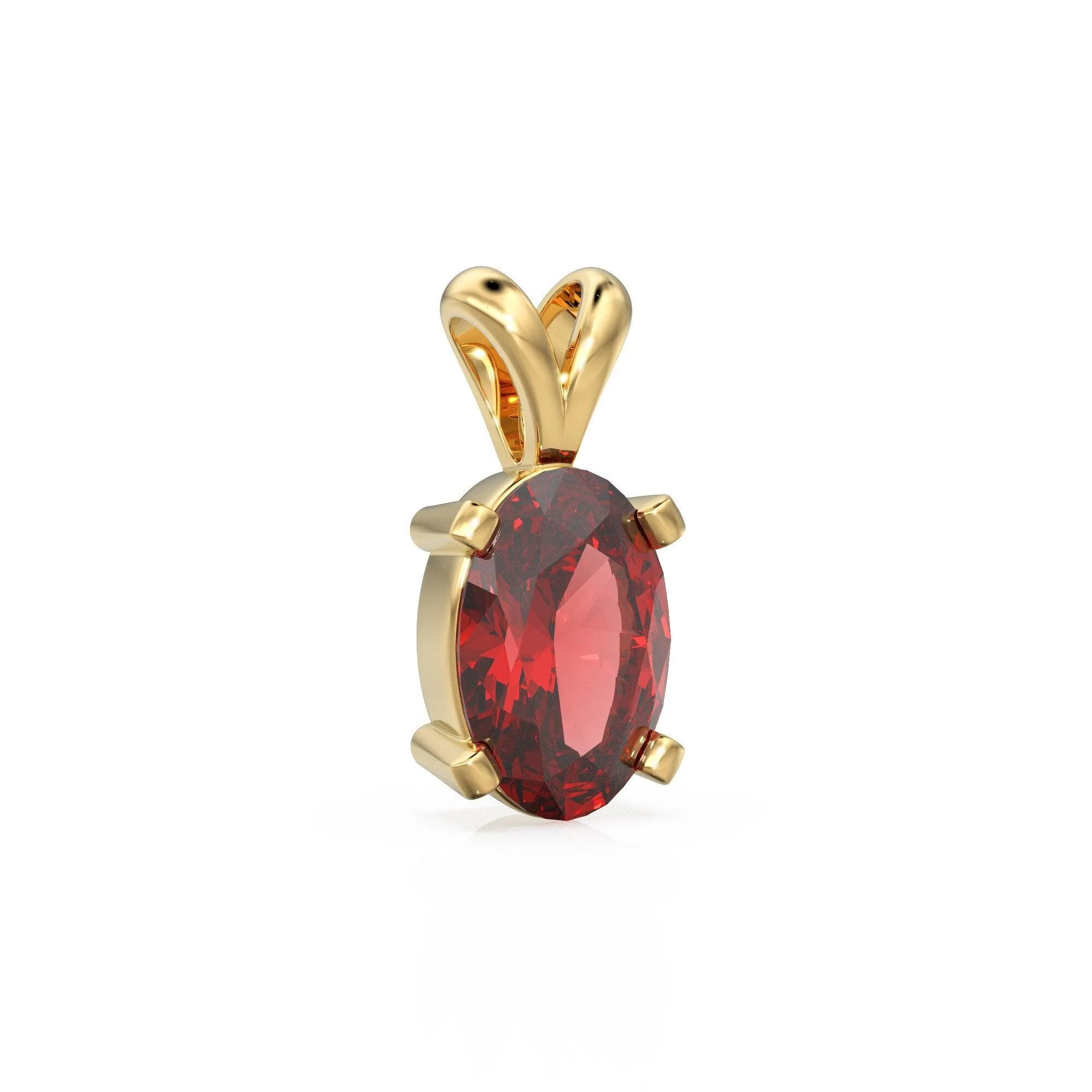 Natural Ruby Charm, 18k Solid Gold Charm, Handmade Gold Charm, Designer Ruby Gemstone Pendant, Charms Necklace, Ruby July Birthstone Charm