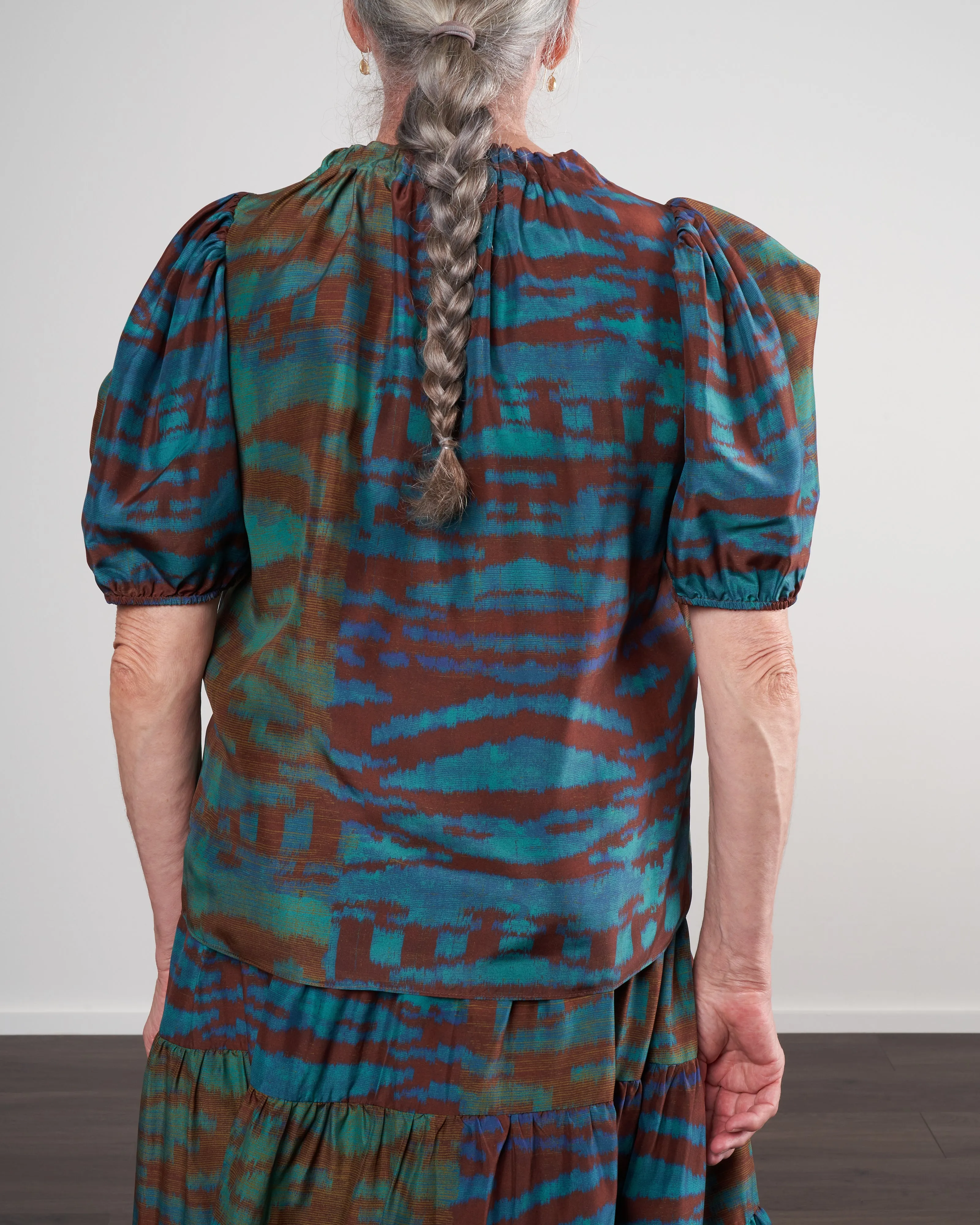 neema blouse - emerald