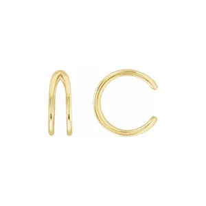 NEGATIVE SPACE EAR CUFF | 14K GOLD