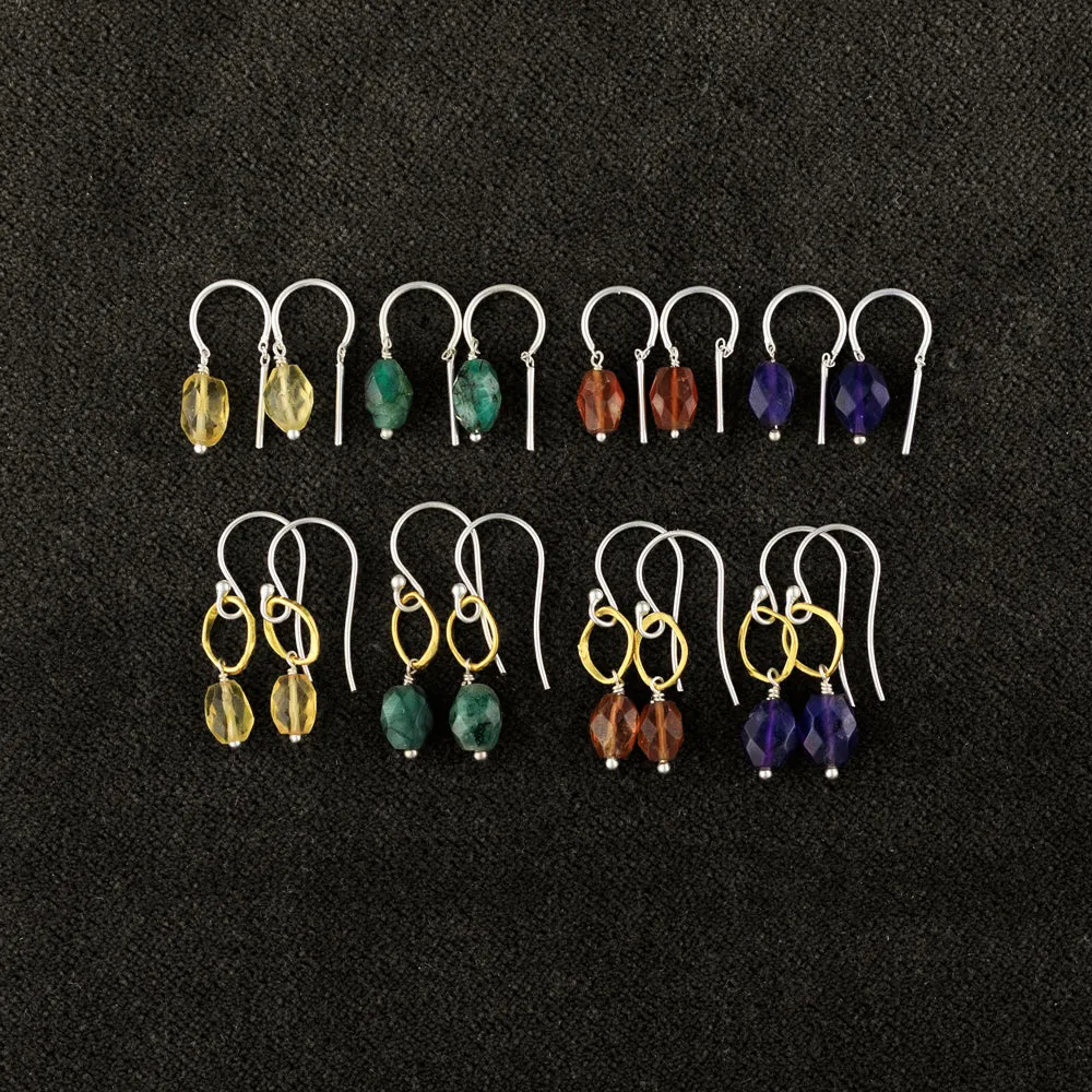 Orbit Earrings in Amethyst