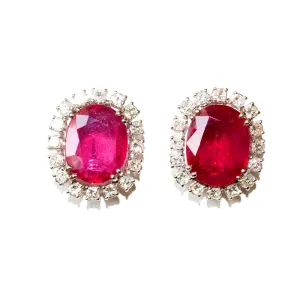 Ouzonian Earrings 18 Carat White Gold