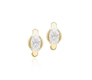 Oval Cuddle Mini Hoops