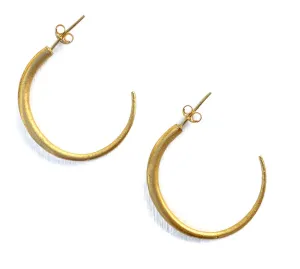 Oval Tapered Hoop earrings