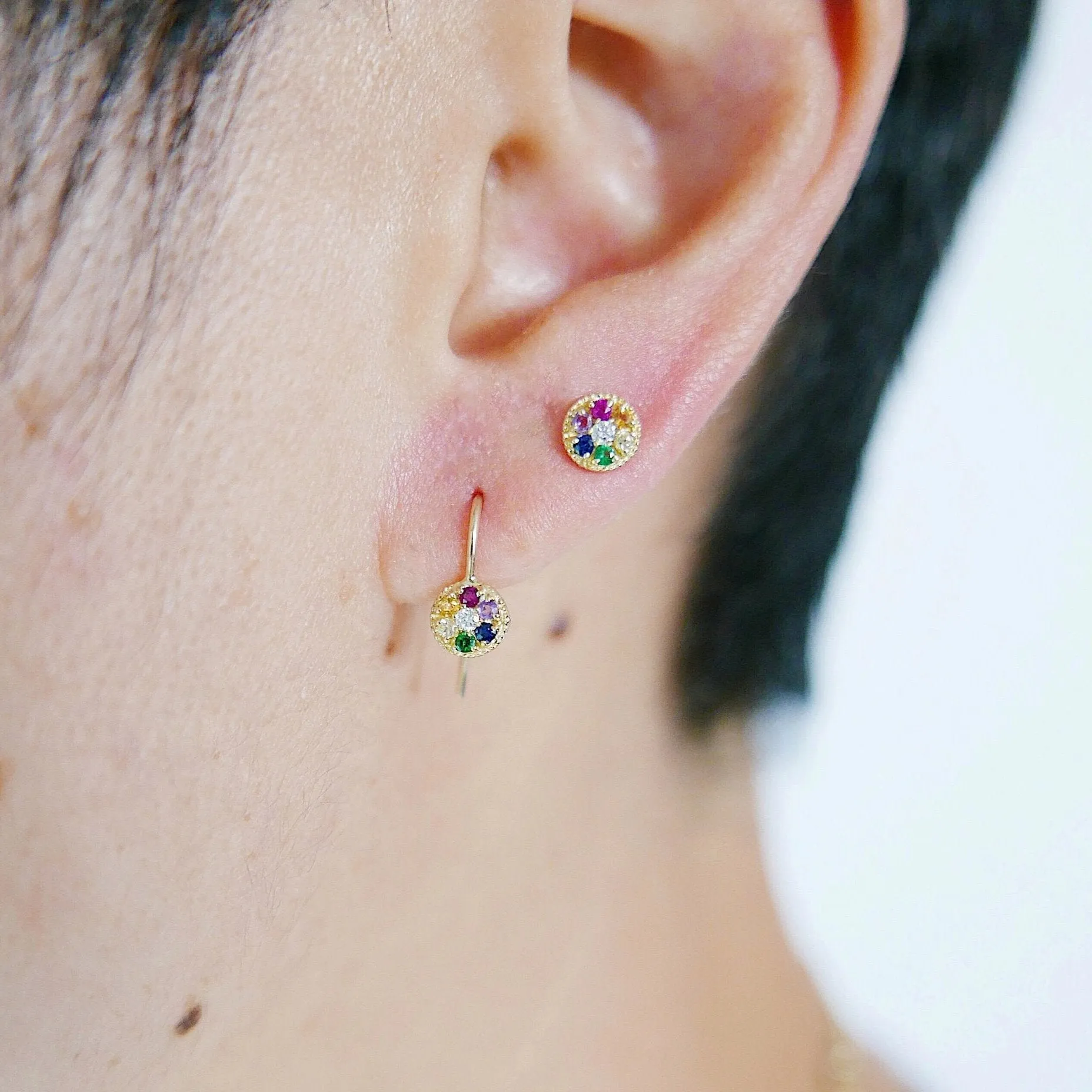 Painter's Palette Earring