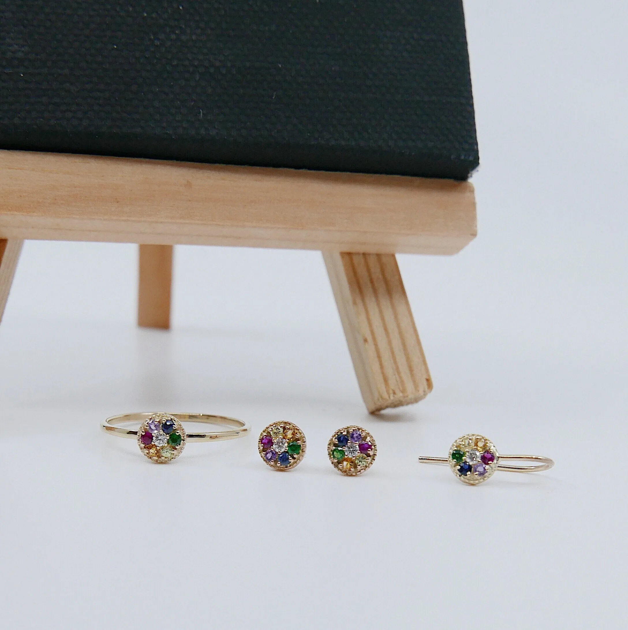 Painter's Palette Earring