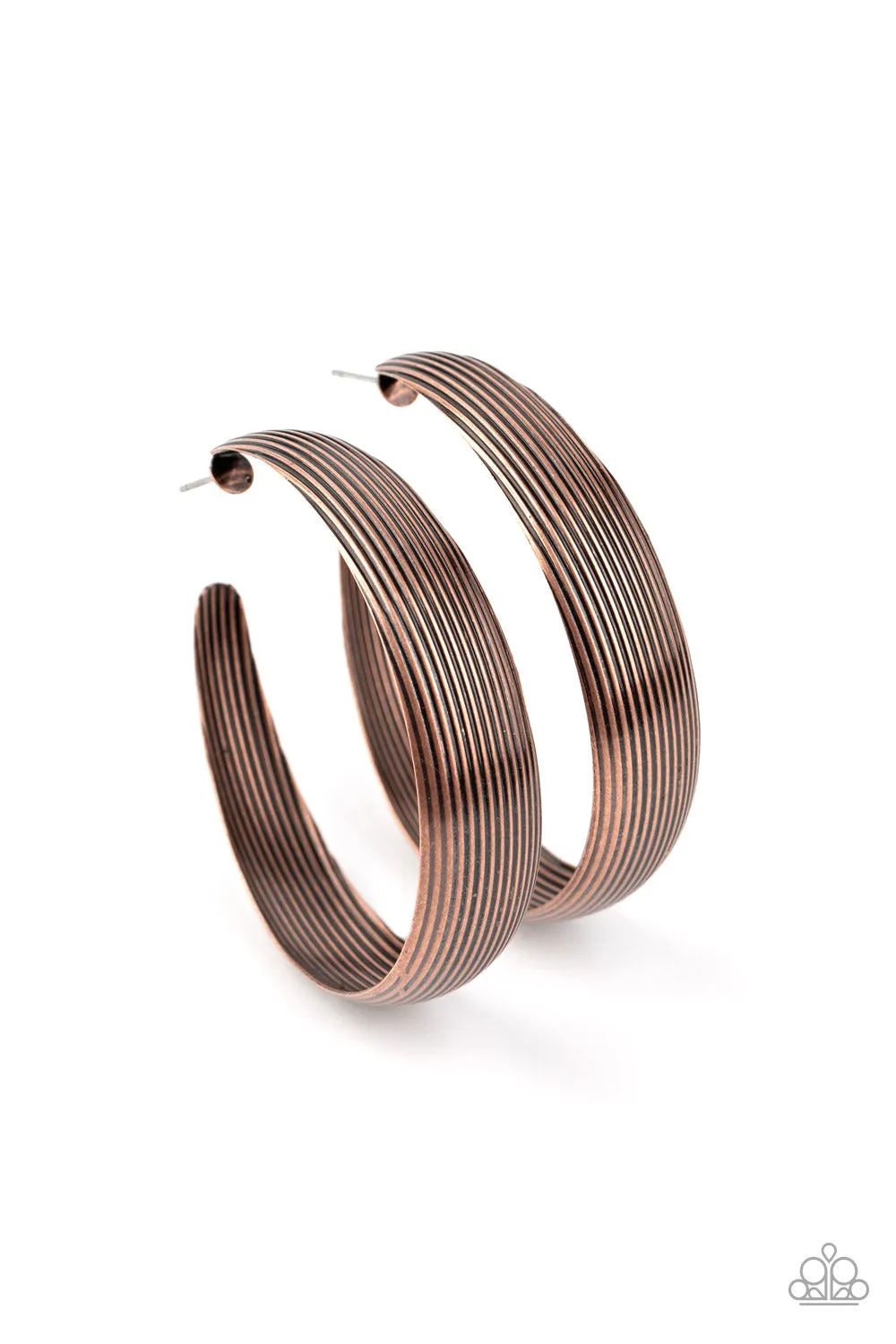 Paparazzi Desert Wanderings - Hoop Earrings