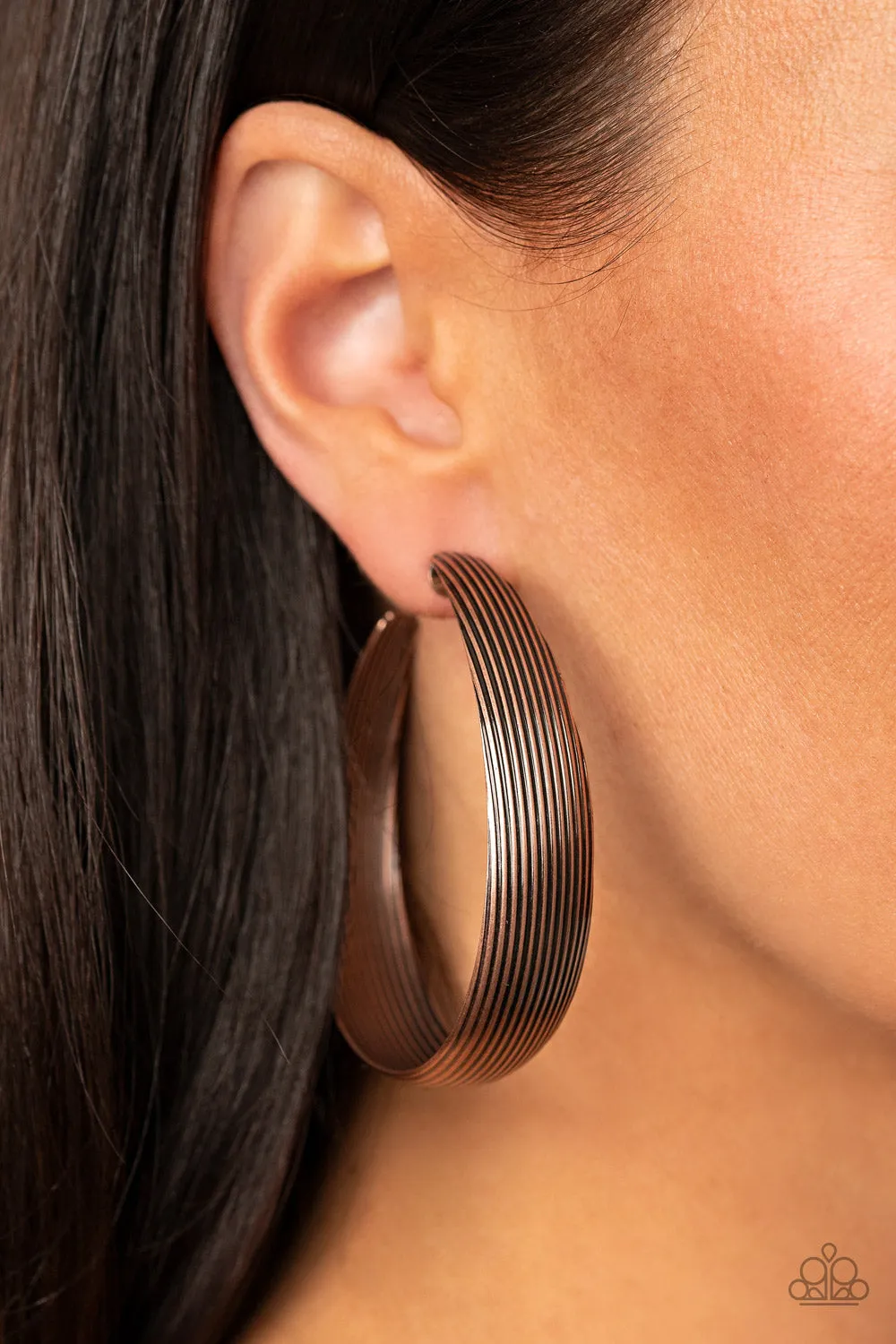 Paparazzi Desert Wanderings - Hoop Earrings