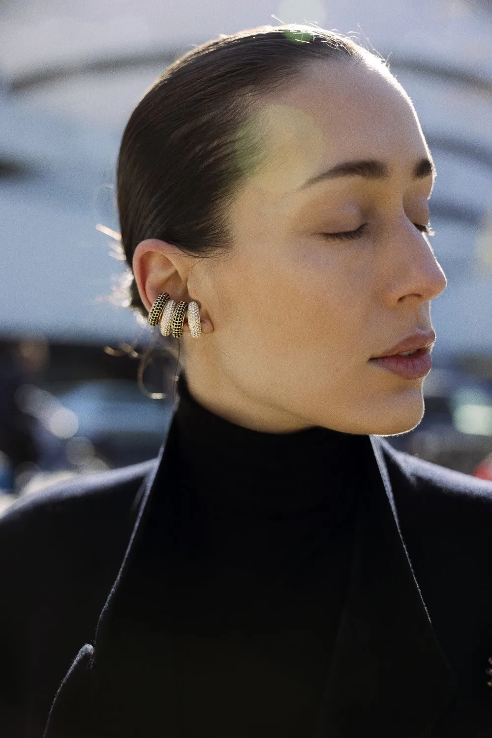 Pearl Diamond Ear Cuff