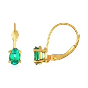 Petite Emerald Earrings
