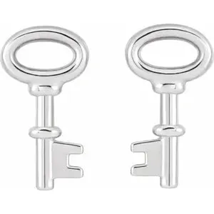 Petite Key Earrings 87593