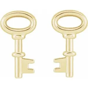 Petite Key Earrings 87593