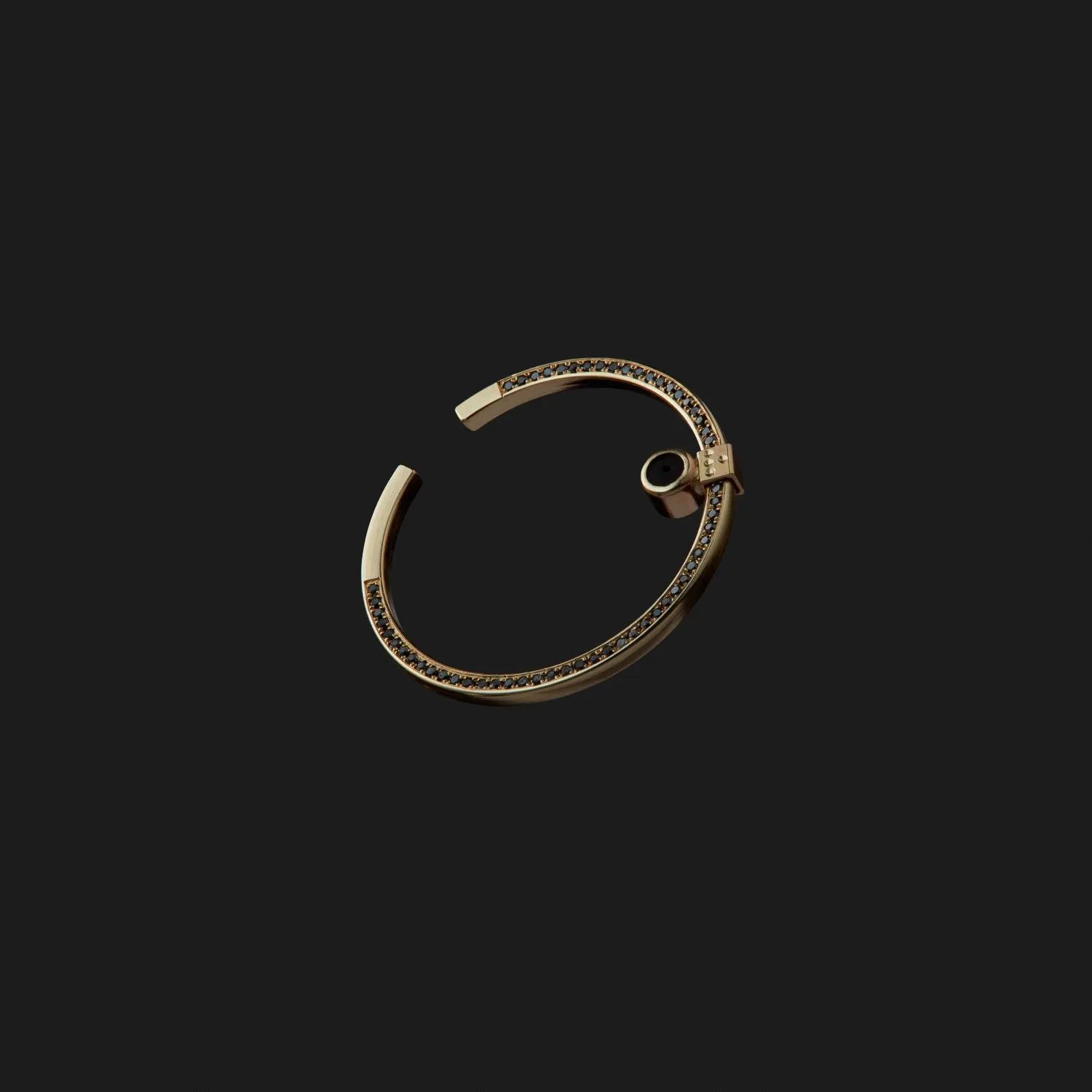 PHI modular C-line earring set