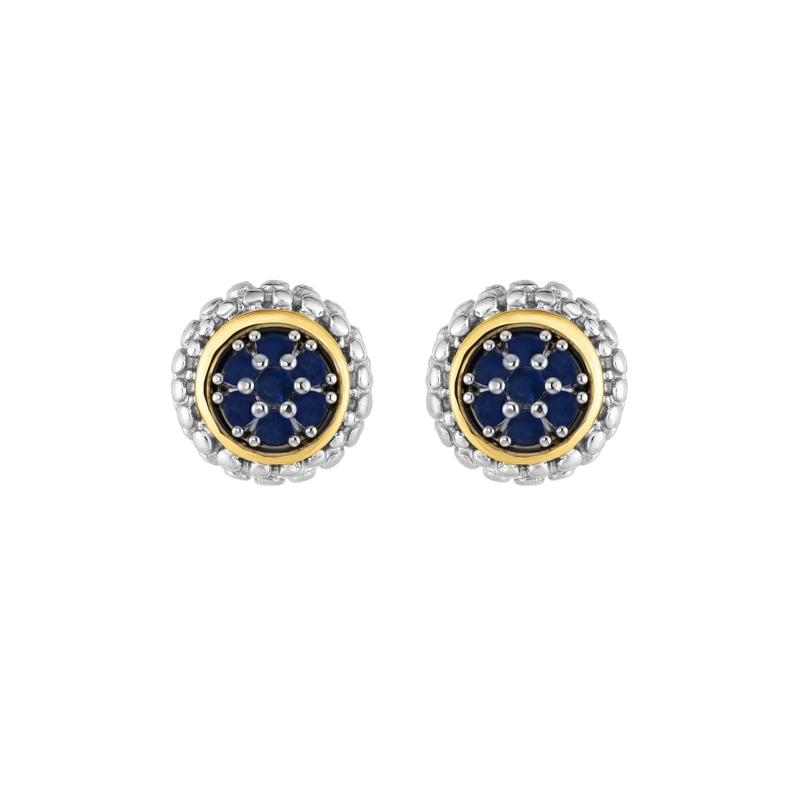 Phillip Gavriel Silver Sapphire Earrings