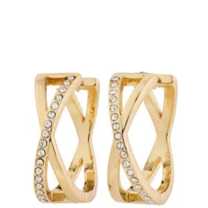 Pilgrim Kira Gold Hoop Earrings