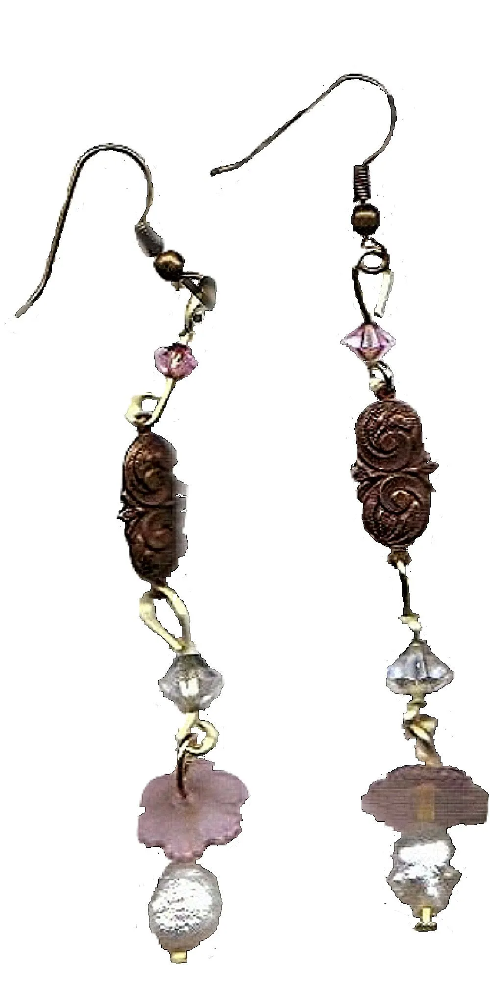 Pink n Pearls Earrings (special order - sold out)