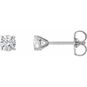 Platinum 1 CTW Natural Diamond Cocktail-Style Earrings