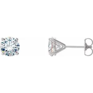 Platinum 2 CTW Natural Diamond Cocktail-Style Earrings