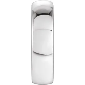 Platinum 9.5 mm Huggie Earring