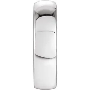 Platinum 9.5 mm Huggie Earring
