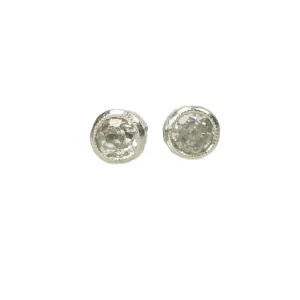 Platinum Bezel set OMC Diamond Stud Earrings