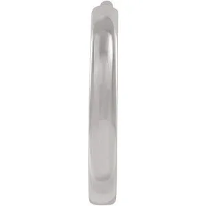 Platinum Hinged 8 mm Hoop Earring