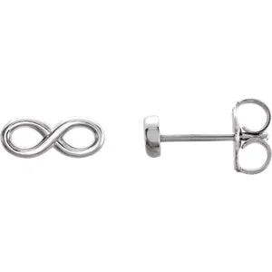 Platinum Infinity-Inspired Earrings