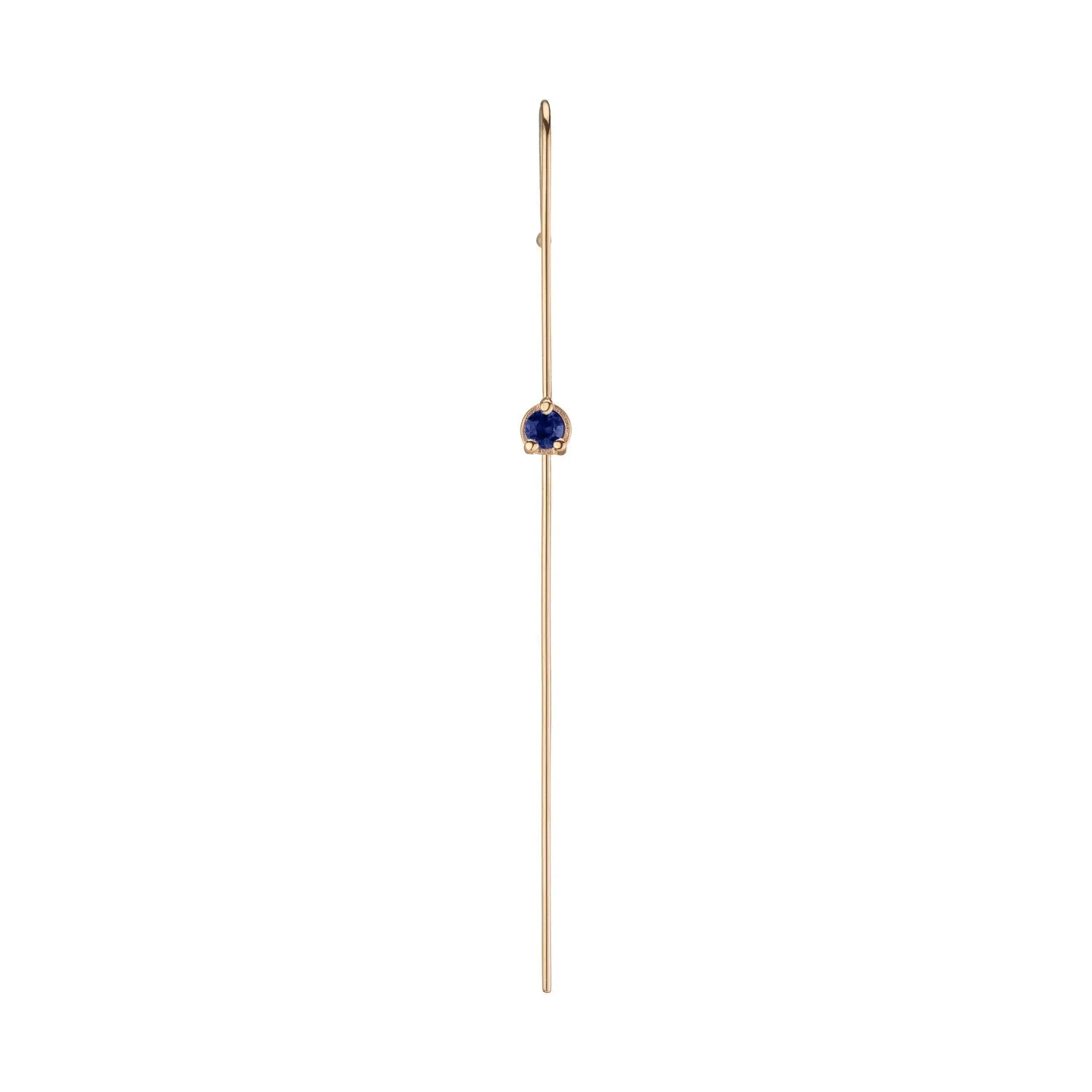 Precious Gem  Needle Earring