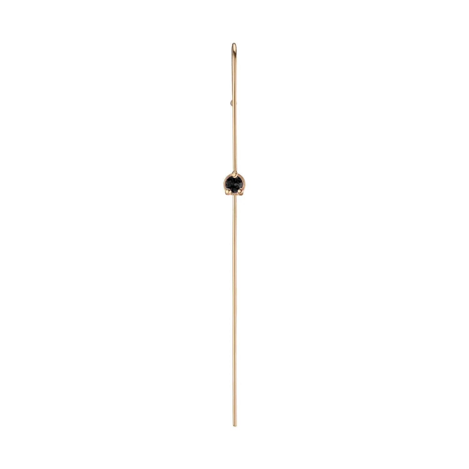Precious Gem  Needle Earring
