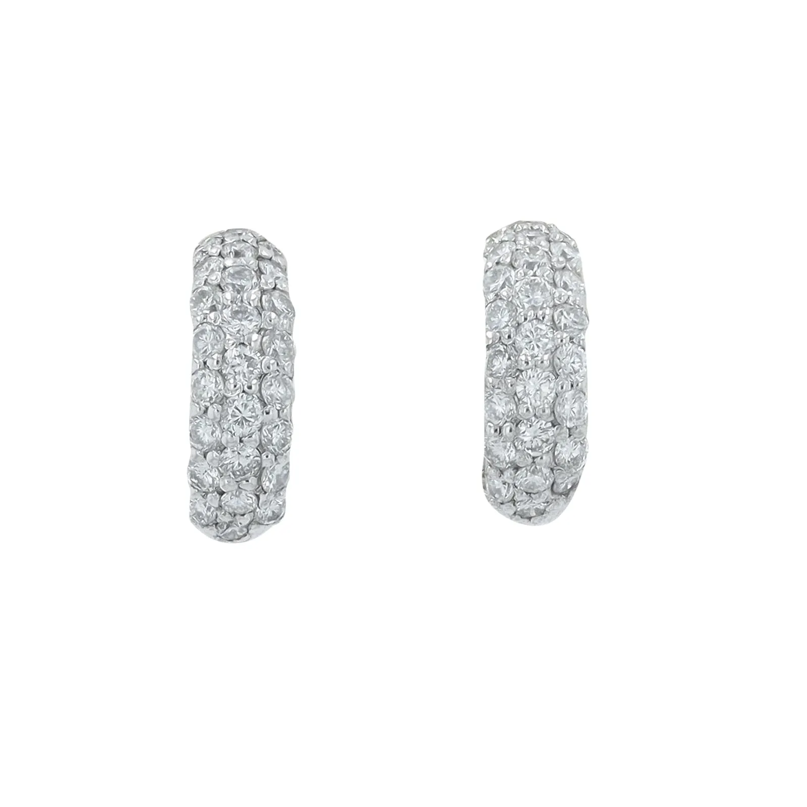 PT900 0.80 CT Diamond Huggies