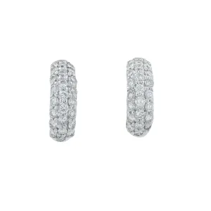 PT900 0.80 CT Diamond Huggies