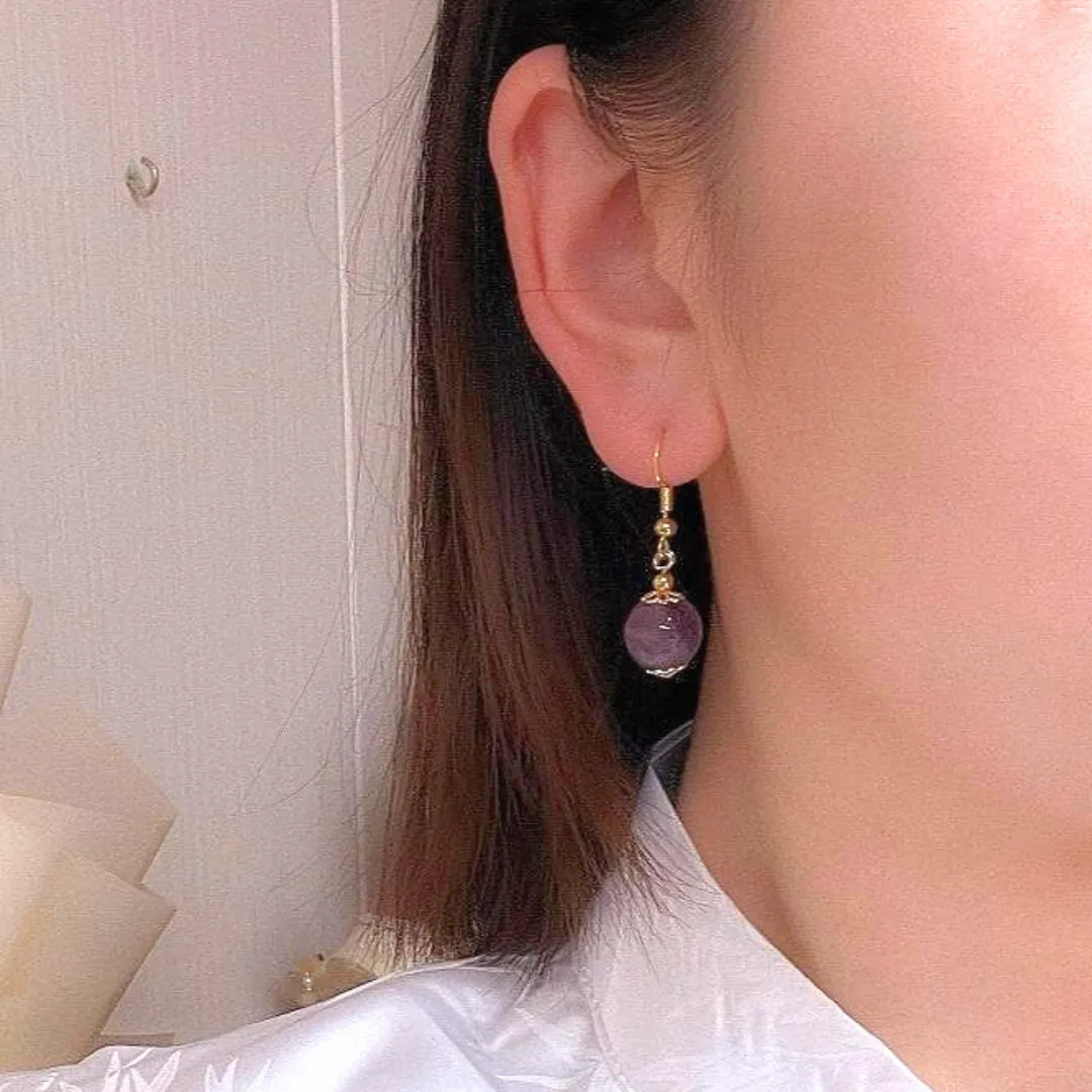 "Tara" Amethyst Earrings