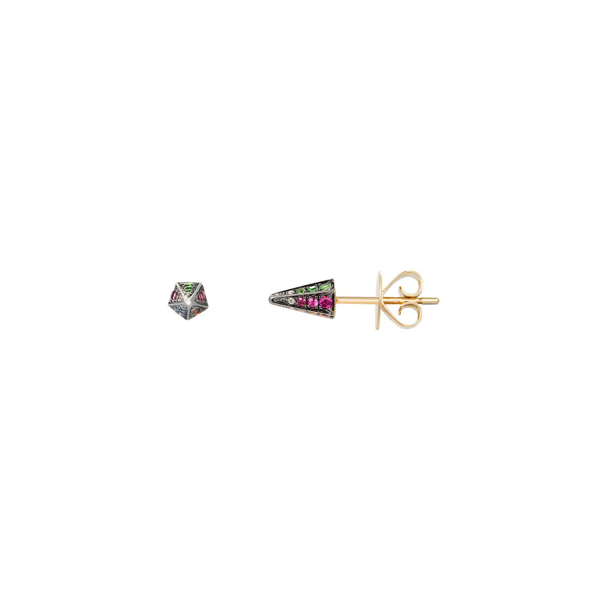 Rainbow Merkaba Drop Earrings
