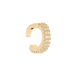 Rebecca Gold Pave Cuff