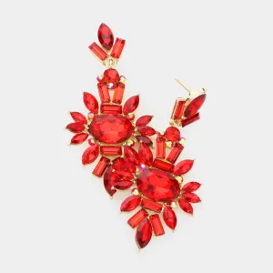 Red Drop Earrings | 590578