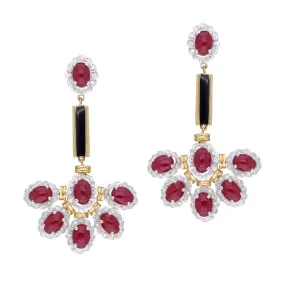 RED LANTERN EARRINGS