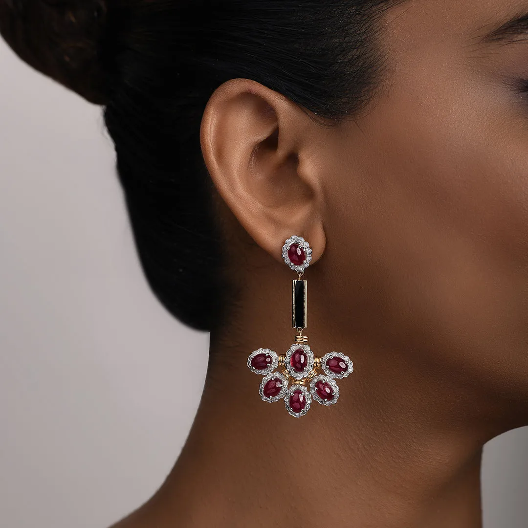 RED LANTERN EARRINGS
