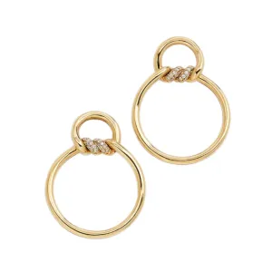 Roberto Coin Cialoma Yellow Gold Drop Earrings