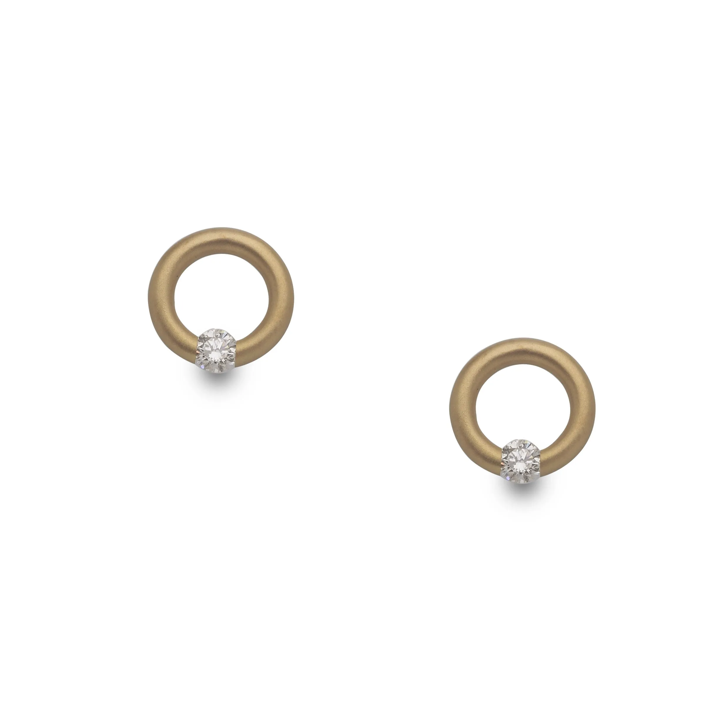 Round Micro Jazz Earrings