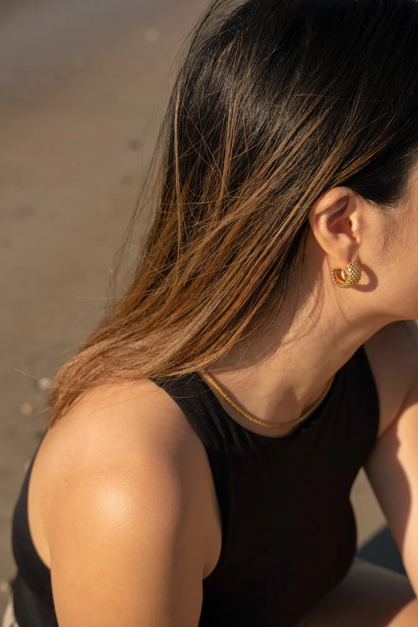 Royal Hoop Earrings