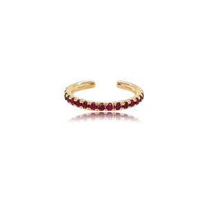 Ruby Ear Cuff