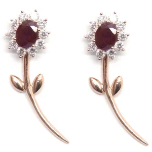 Ruby Earrings E40993